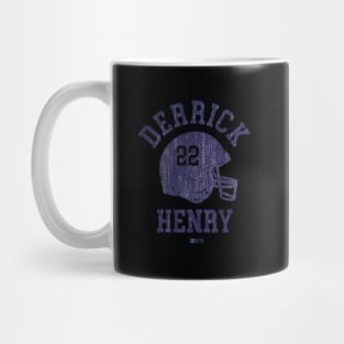 Derrick Henry Tennessee Helmet Font Mug